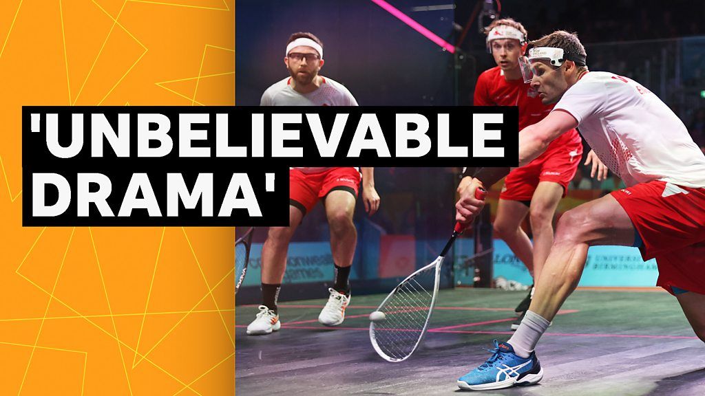 Commonwealth Games 2022: England's Willstrop and James win gold in men's squash doubles
