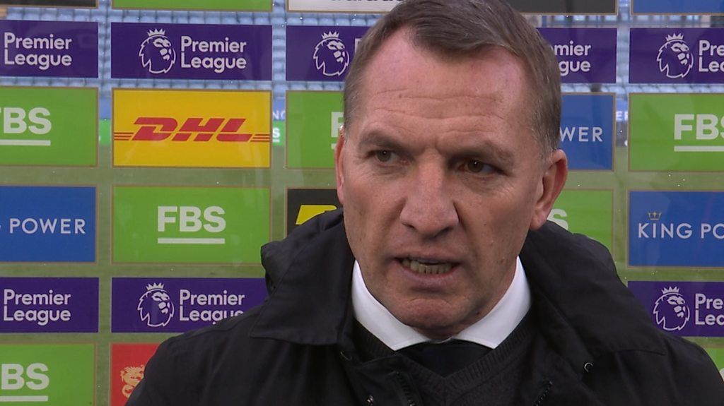 Leicester 1-0 Leeds United: Brendan Rodgers proud of Leicester's 'courage'
