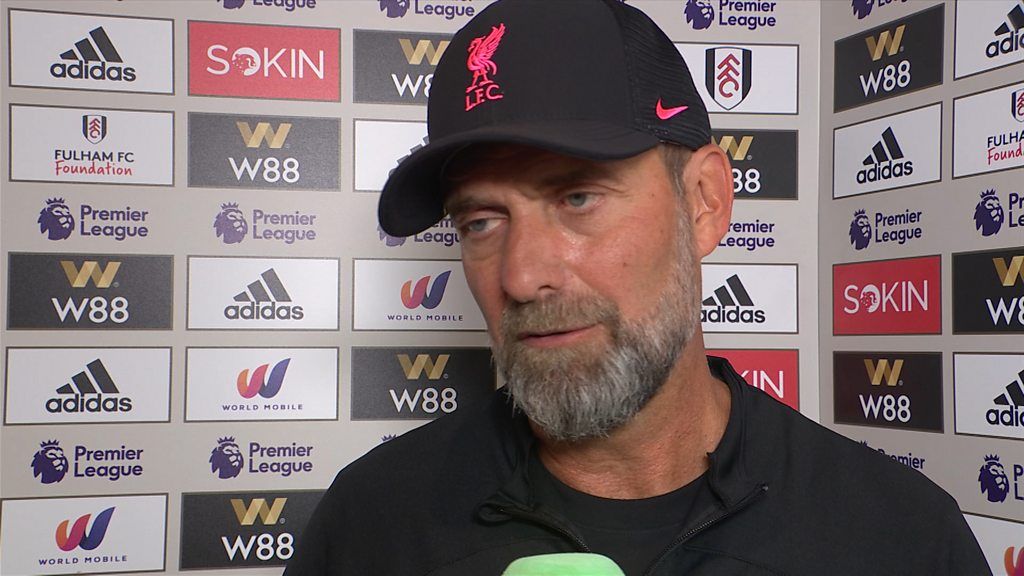 Fulham 2-2 Liverpool: Jurgen Klopp says result was only positive