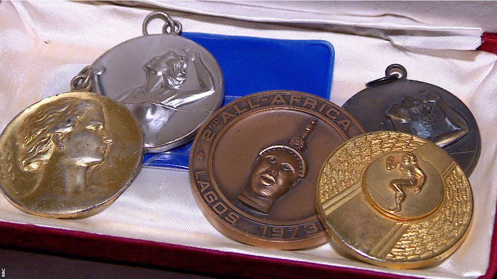 Rose Amankwaah's athletics medals