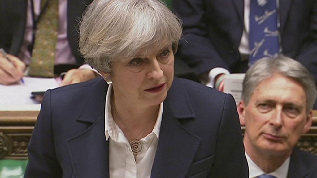 In full: May's Brexit statement