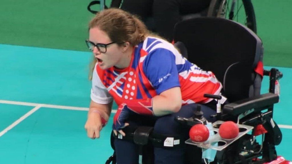 World Boccia Championships Claire Taggart wins gold in Rio David