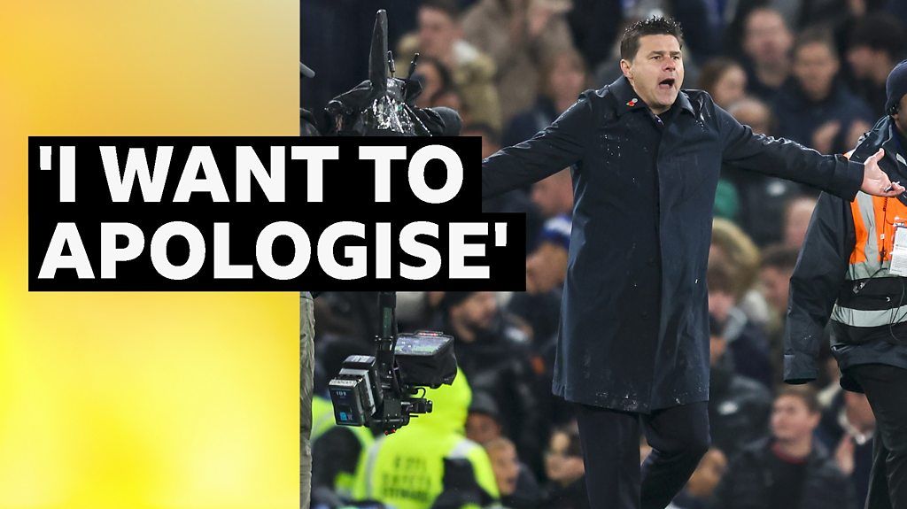 Chelsea 4-4 Manchester City: Mauricio Pochettino apologises for his behaviour after match