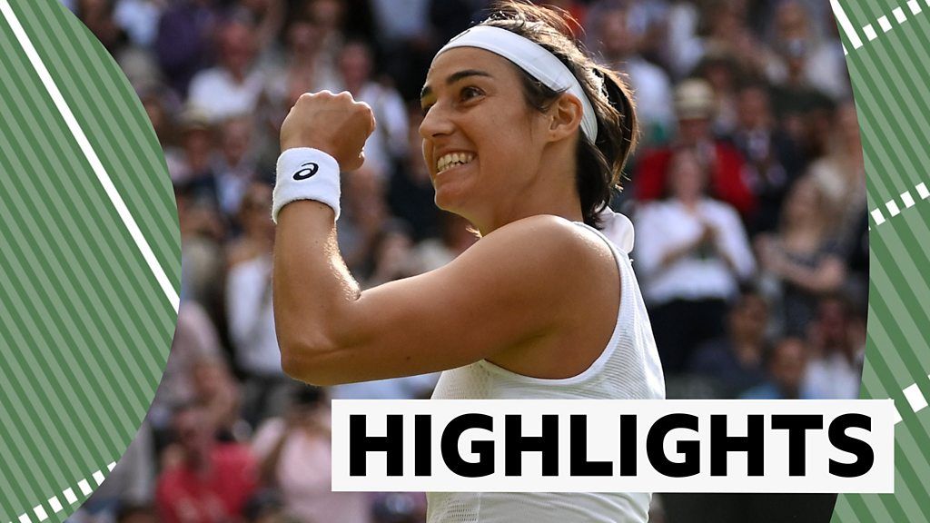 Wimbledon: Caroline Garcia beats Emma Raducanu in straight sets