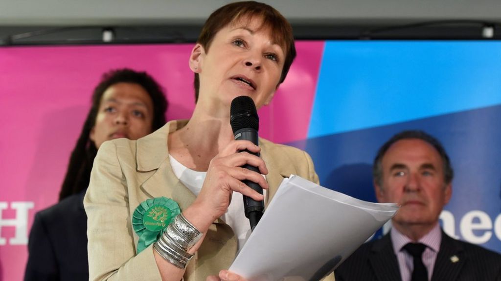 Caroline Lucas calls for 'progressive' unity in Parliament