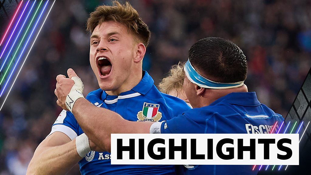 Six Nations 2024 Italy 31 29 Scotland Highlights BBC Sport    132876374 P0hhnht6 