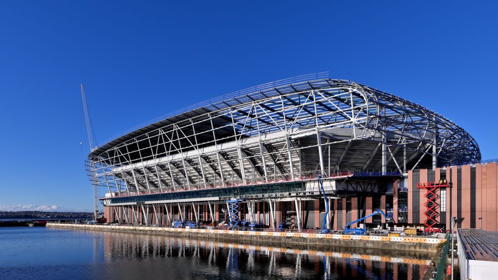 Everton's new stadium at Bramley-Moore Dock