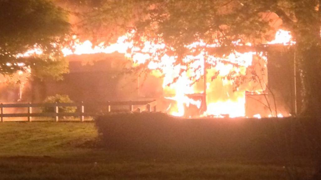 East Belfast fire 'deliberate', say police - BBC News - BBC News