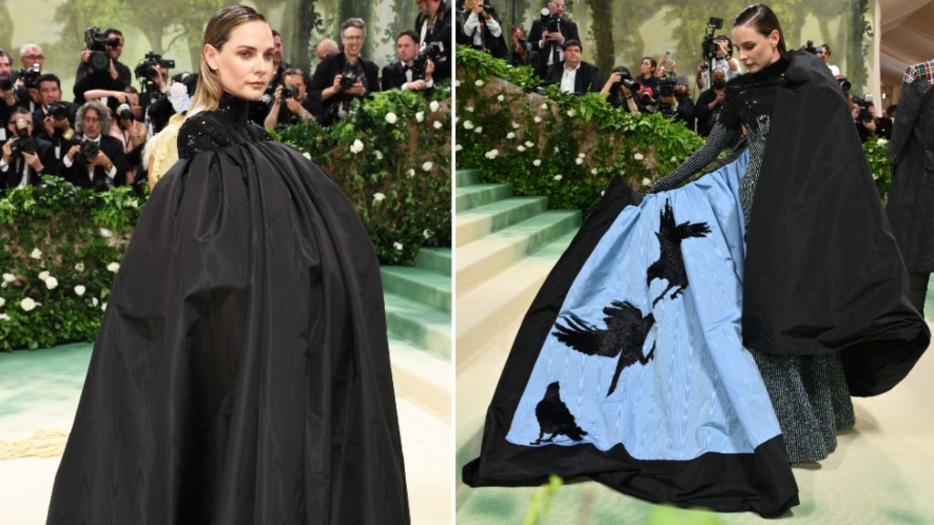 Rebecca Ferguson attends The 2024 Met Gala Celebrating "Sleeping Beauties: Reawakening Fashion" at The Metropolitan Museum of Art on May 06, 2024 in New York City.