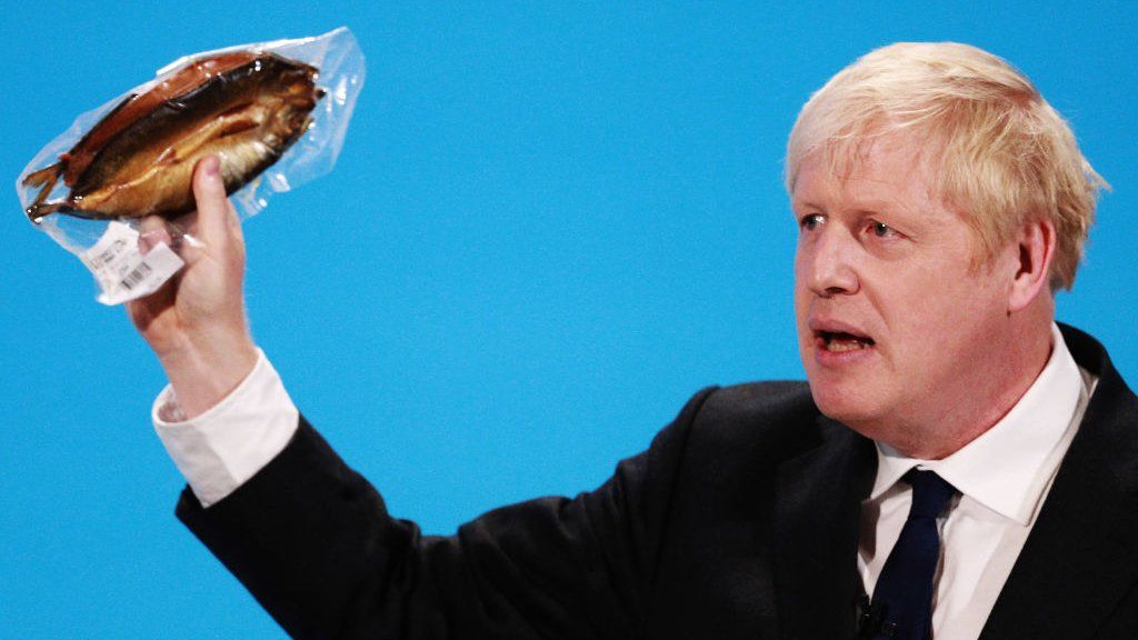 Is Boris Johnson right about the rules on kippers? - BBC News