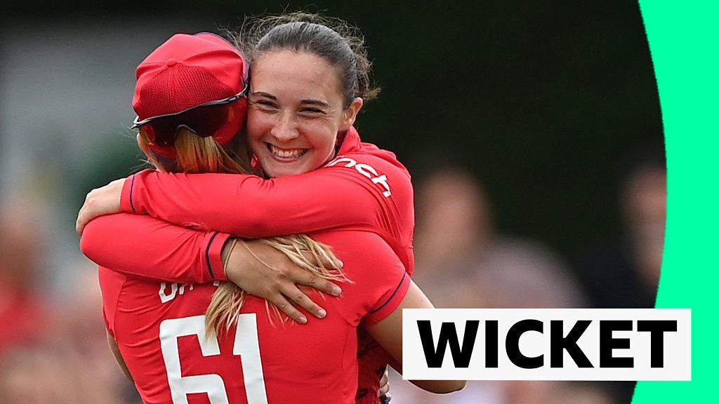 England v South Africa: Alice Capsey, 17, wins her first international wicket