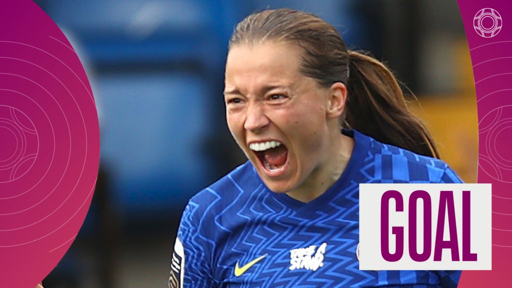 WSL: Chelsea's Fran Kirby scores 'wonderful goal' against Everton