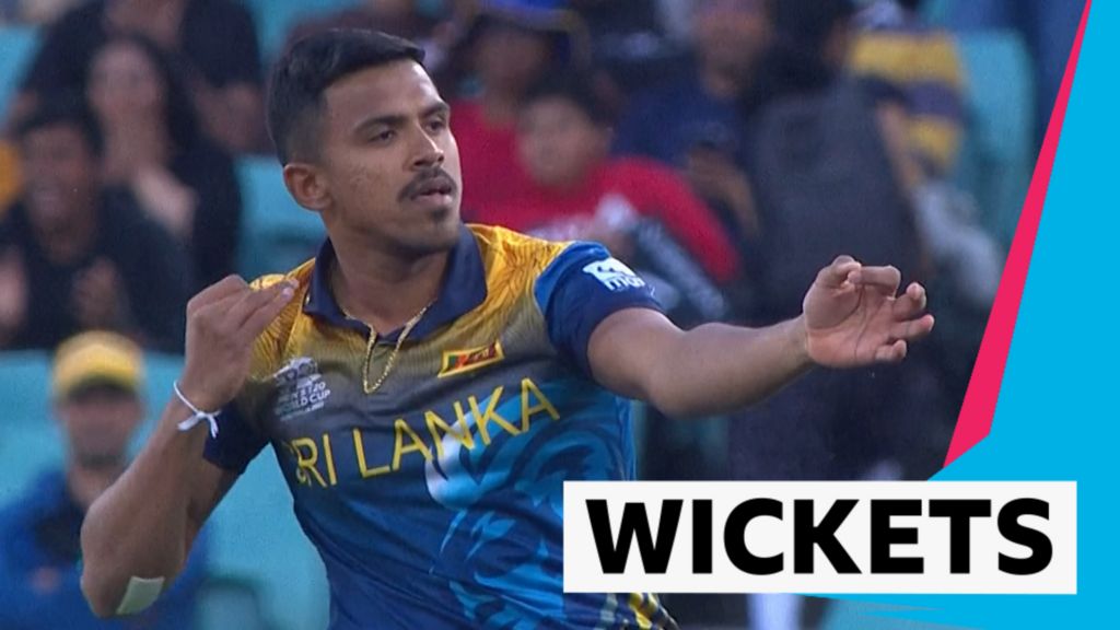 T20 World Cup: Sri Lanka take three New Zealand wickets in first four overs