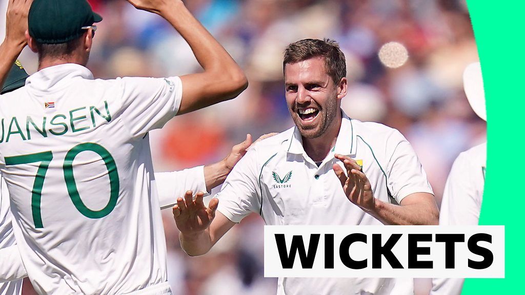 England v South Africa: 'Inspired' Anrich Nortje claims Jonny Bairstow, Alex Lees and Ben Foakes wickets
