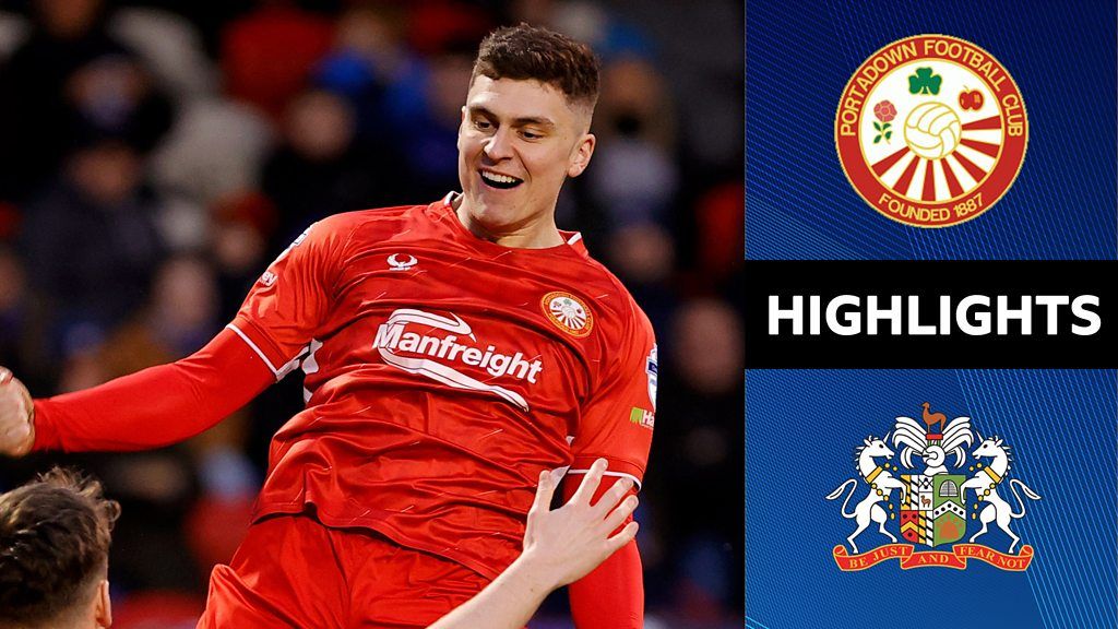 Watch O'Sullivan hits double as Ports win derby BBC Sport