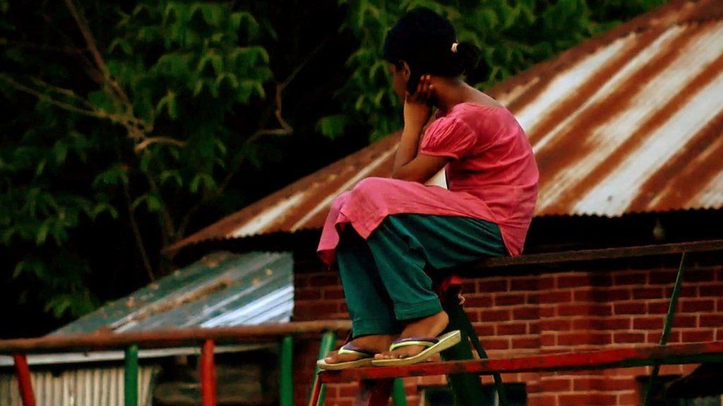 Young girl in Daulatdia, Bangladesh.