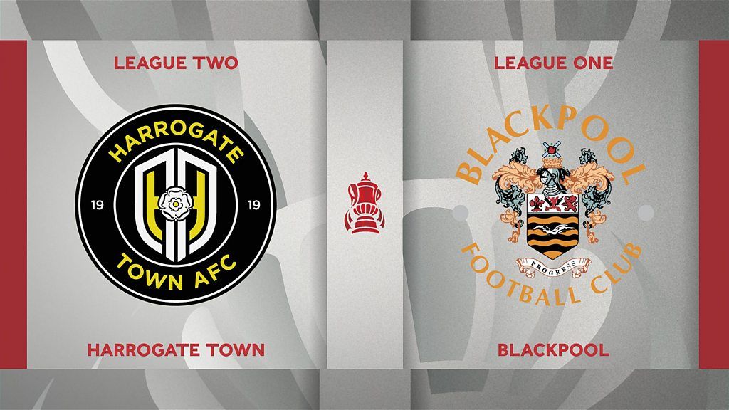 FA Cup: Harrogate Town 0-4 Blackpool Highlights - BBC Sport