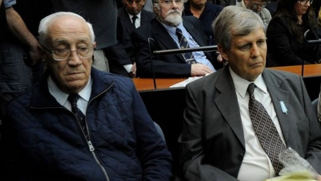 Argentina Former Military Officials Convicted For Crimes Against Humanity Bbc News