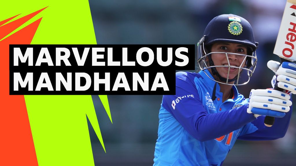Women's T20 World Cup: Beste Schüsse von Smriti Mandhanas 87 für Indien gegen Irland