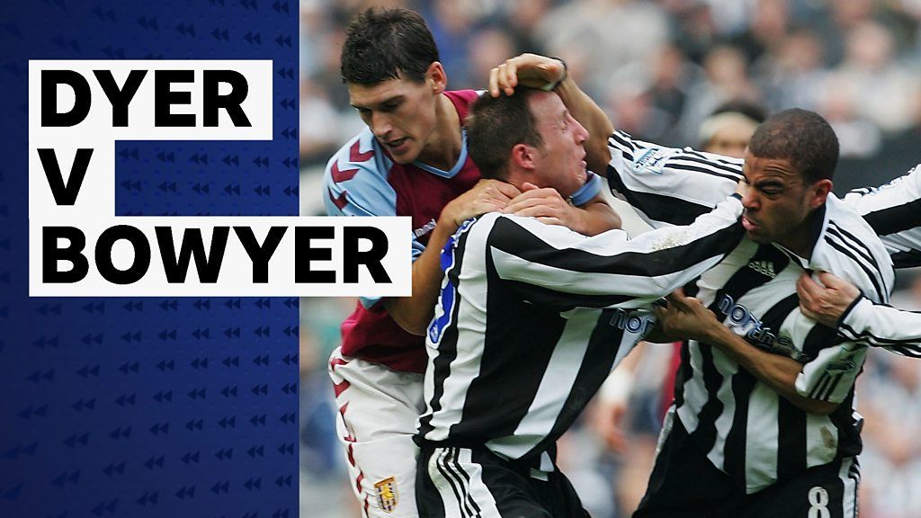 When Newcastle team-mates came to blows mid-match