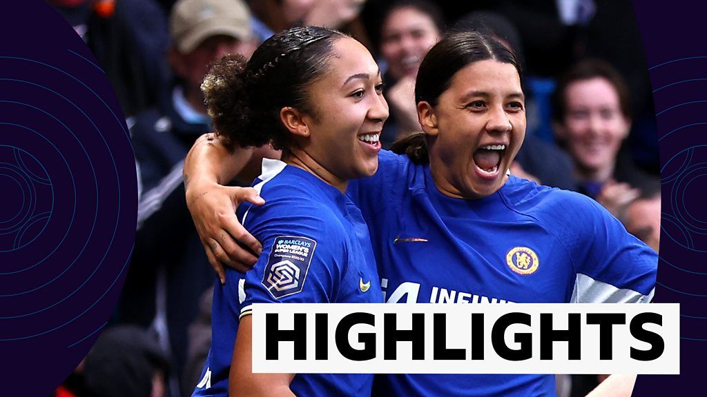 WSL highlights: Chelsea 5-1 - Lauren James dominates as Chelsea ease past Liverpool