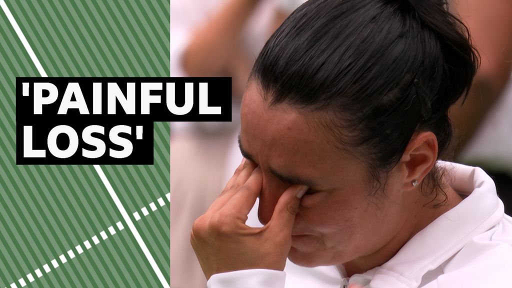 Tearful Jabeur on ‘painful’ Wimbledon defeat