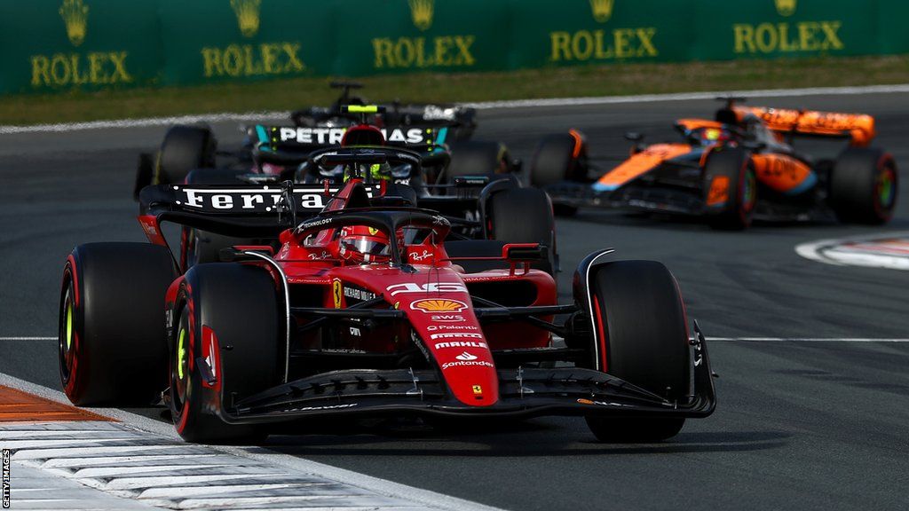 Charles Leclerc in action at the Dutch Grand Prix