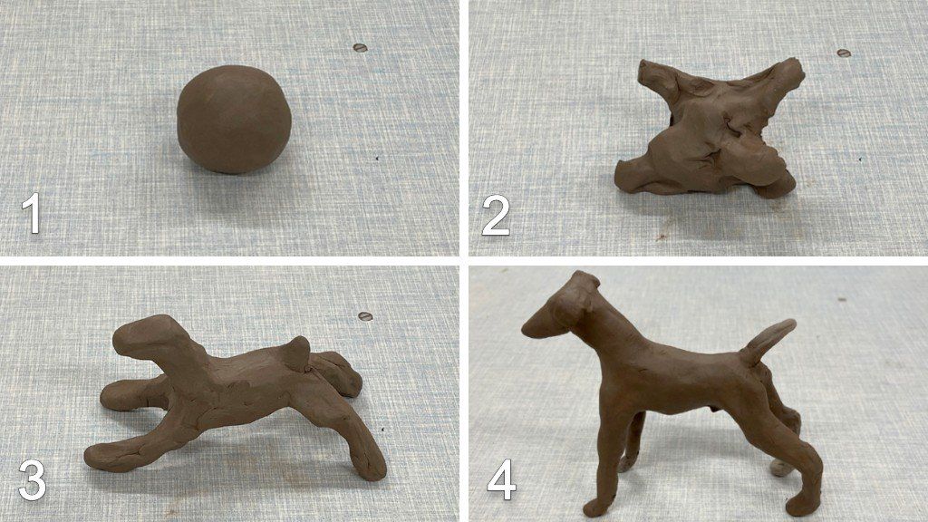 Sir Antony Gormley's dog sculpture