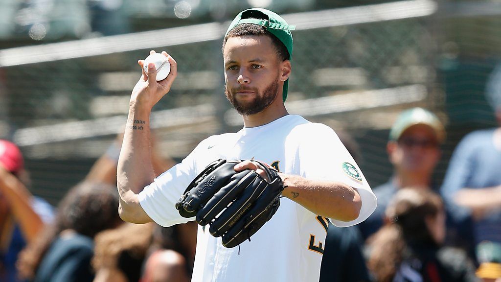 'My friends were teasing me' - NBA's Steph Curry pitches wide in Oakland