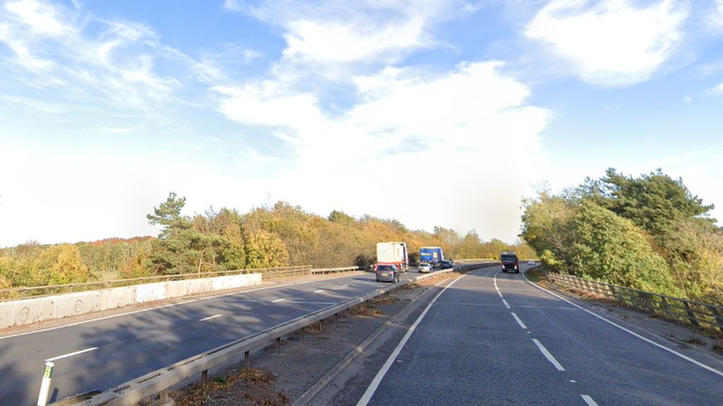 A14 crash A man has been arrested after fatal incident BBC News