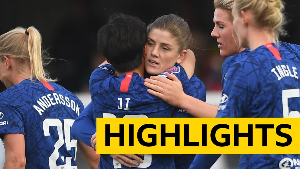 WSL Highlights: Chelsea Women 1-0 Manchester United Women - BBC Sport