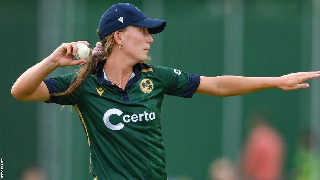 Orla Prendergast smashed a six off the penultimate ball as her 27 helped Ireland to victory