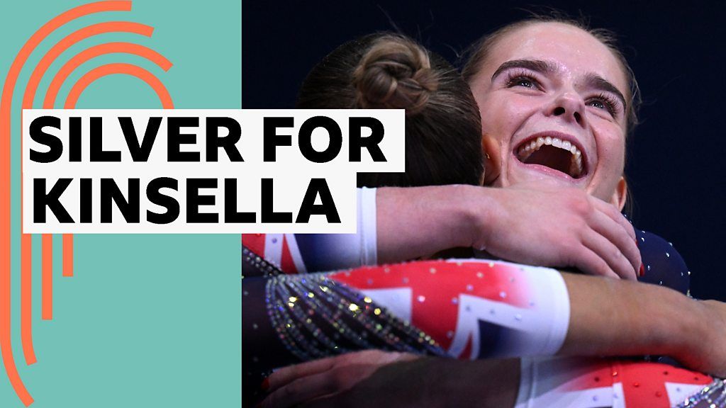 European Championships: Watch Alice Kinsella win silver for GB in womens all-around final