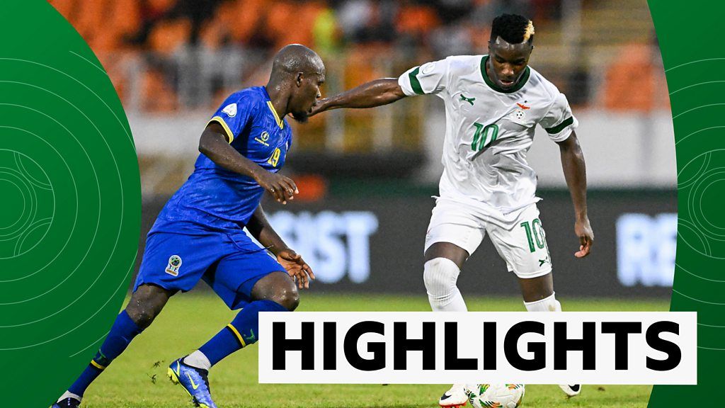 Late Daka goal denies Tanzania first ever Afcon win