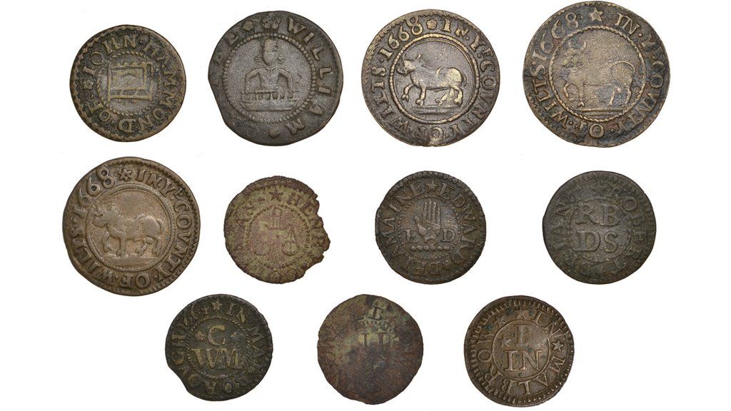 Ward collection of Wiltshire 17th century tokens