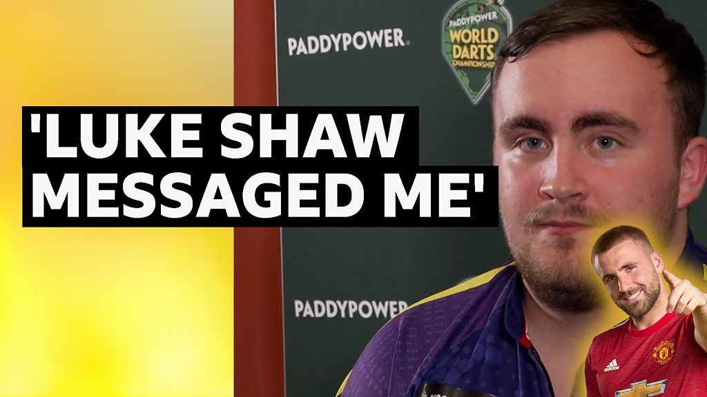 Luke Littler on Manchester United's messages of support - BBC Sport