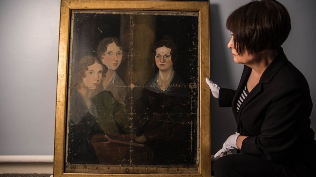 Bronte Sisters Painting Returns To Haworth Parsonage Bbc News