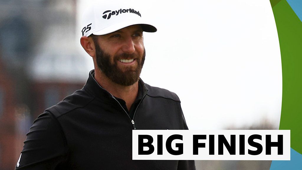 The Open 2022: Dustin Johnson sets Open lead with late birdies - BBC Sport