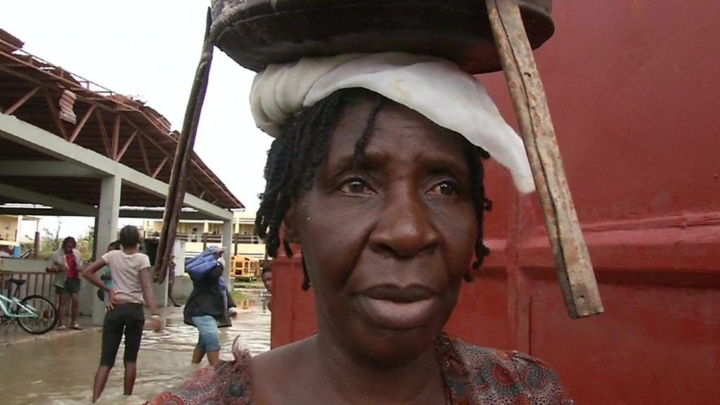Woman in Haiti