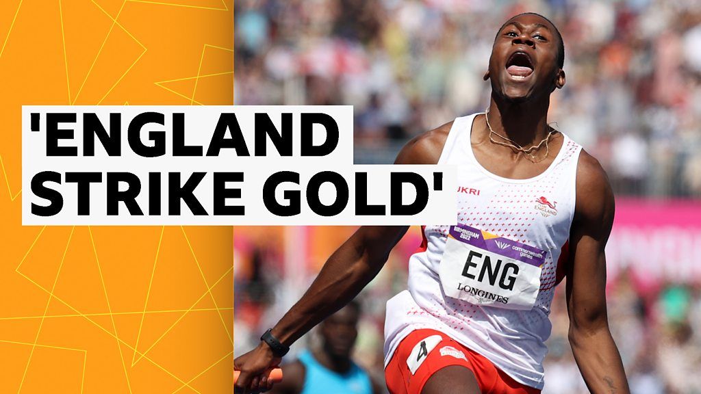 Commonwealth Games 2022 English quartet win gold in men's 4x100m relay