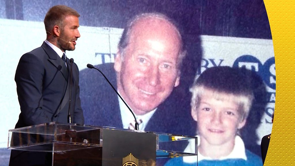 Ballon d'Or awards: David Beckham says 'I owe Sir Bobby Charlton everything'