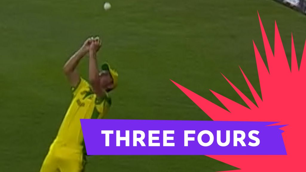 T20 Men's World Cup final - New Zealand v Australia: Kane Williamson dropped on boundary to start run of three consecutive fours