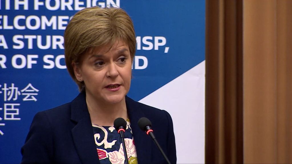 Sturgeon aims to boost Scots-China trade with visit - BBC News