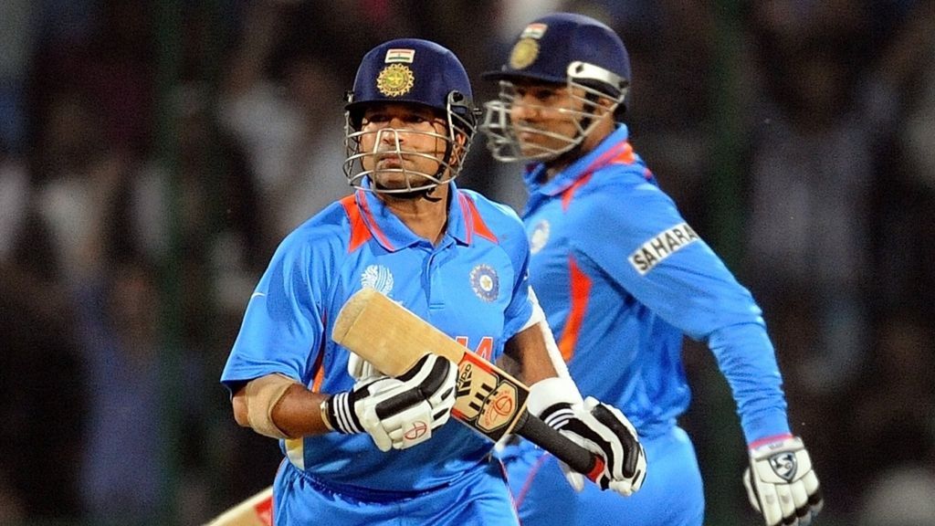 Sachin Tendulkar: Virender Sehwag a 'true champion' - BBC Sport