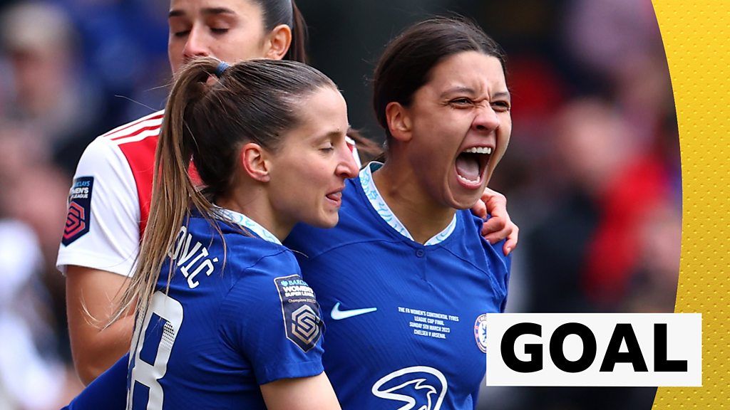 Kerr gives Chelsea early lead in League Cup final