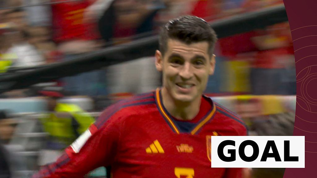 Morata gives Spain the lead against Germany