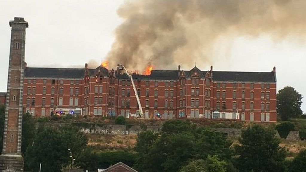 Former Cork hospital St Kevin's is gutted by fire