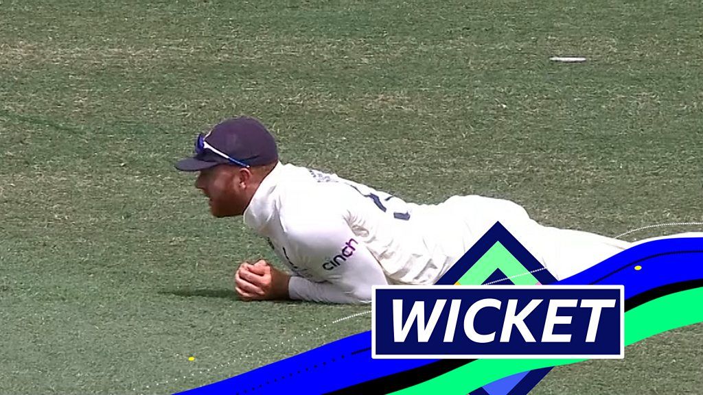 The Ashes: Jonny Bairstow's diving catch removes Alex Carey