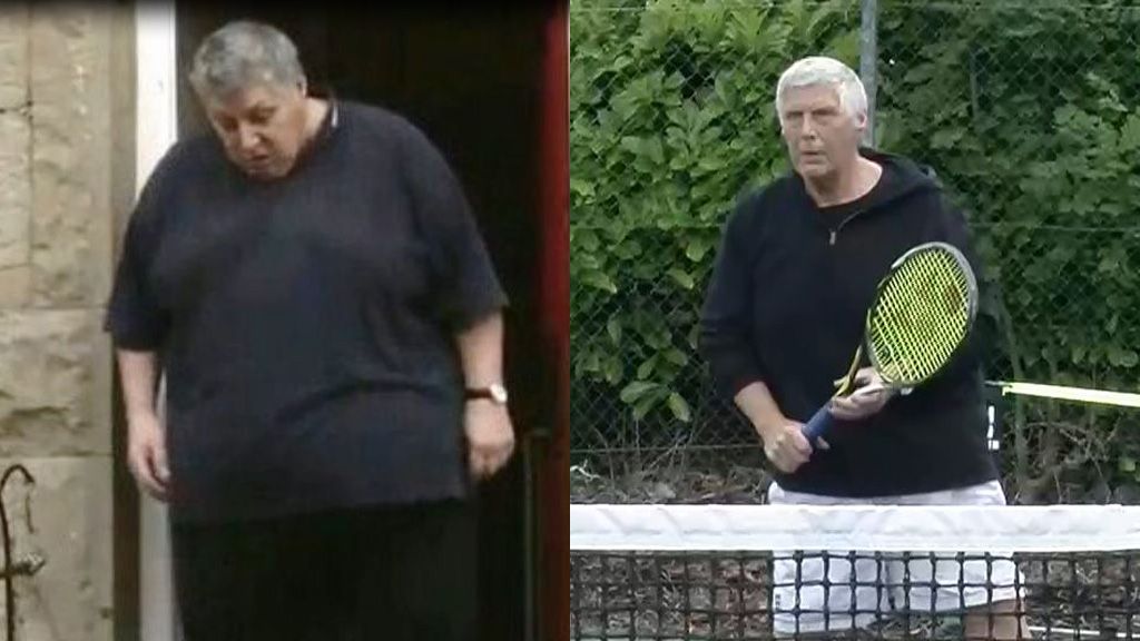 Tony Costa, before and after his weightloss