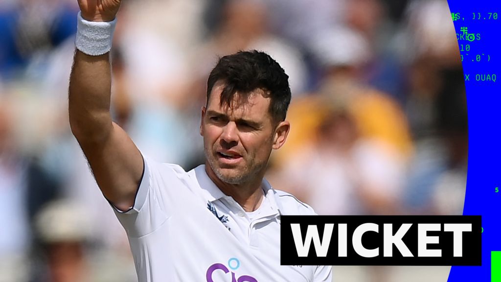 The Ashes: Jimmy Anderson knocks out Pat Cummins with Day 2 first pitch